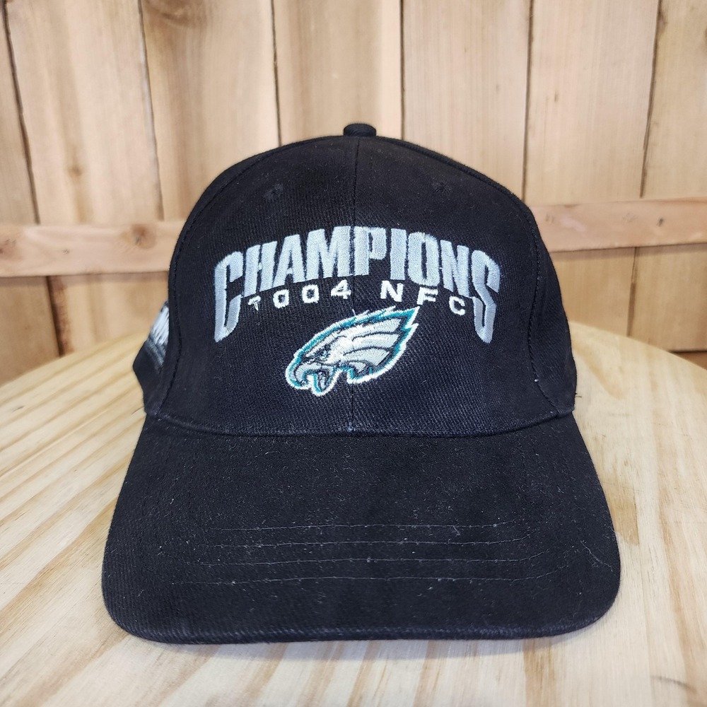 Vintage‎ Philadelphia Eagles Hat Cap Strap Back One Size NFL Football 2004 NFC